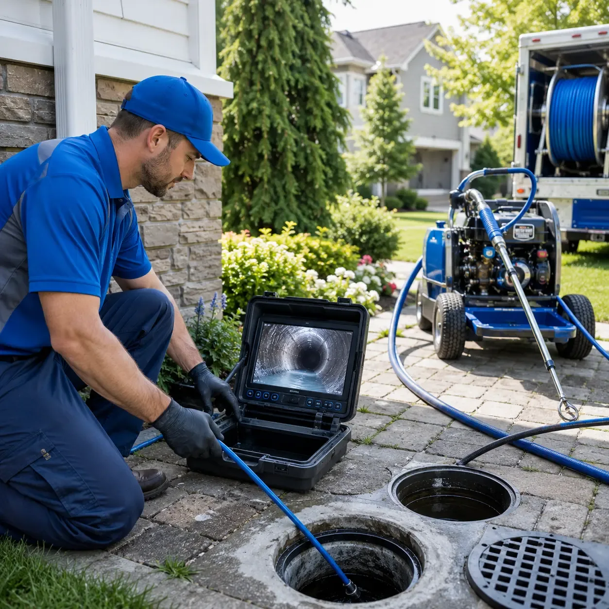 Outdoor drain cleaning professionals serving Lillie, LA