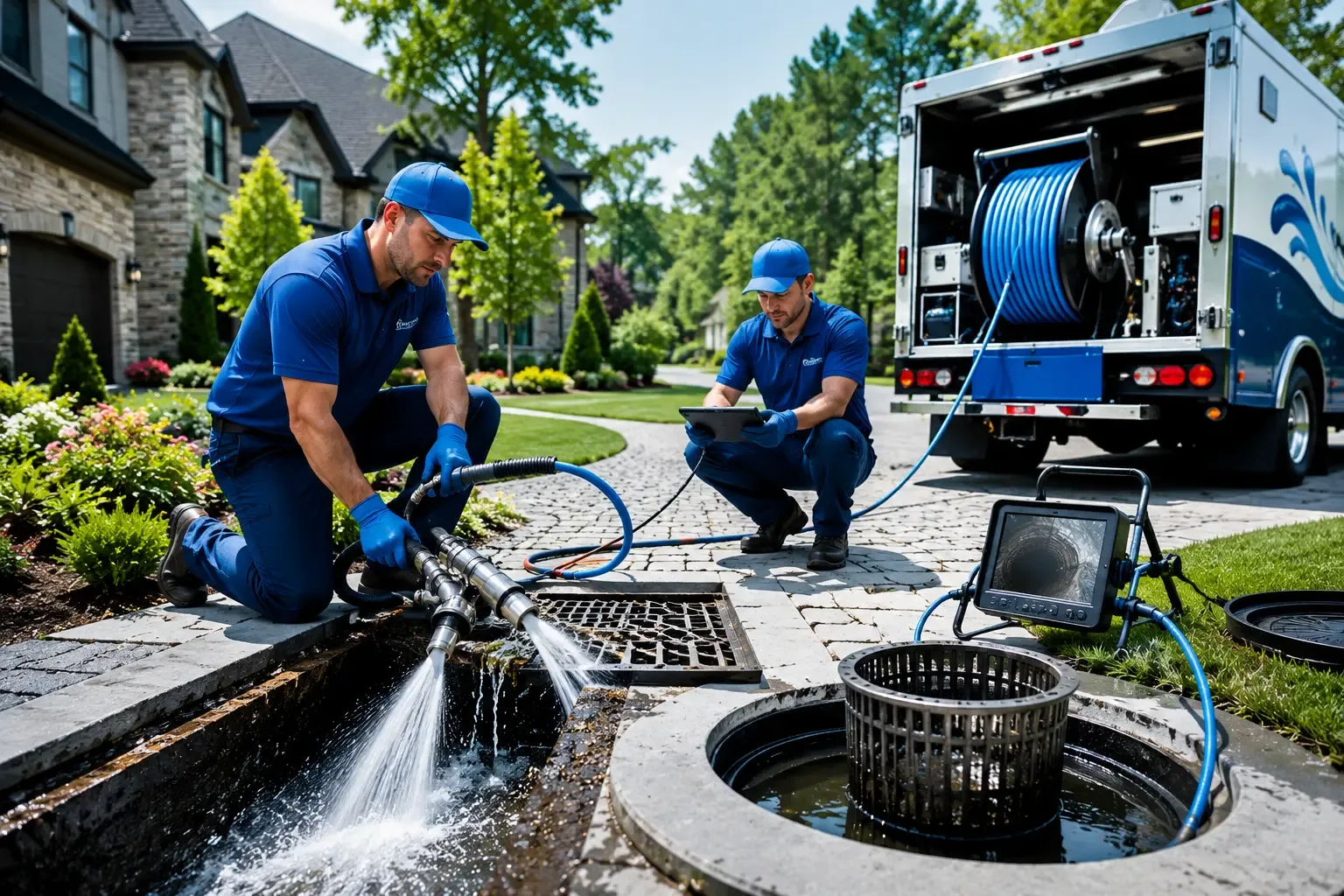 Local outdoor drain cleaning professionals in Lillie, LA